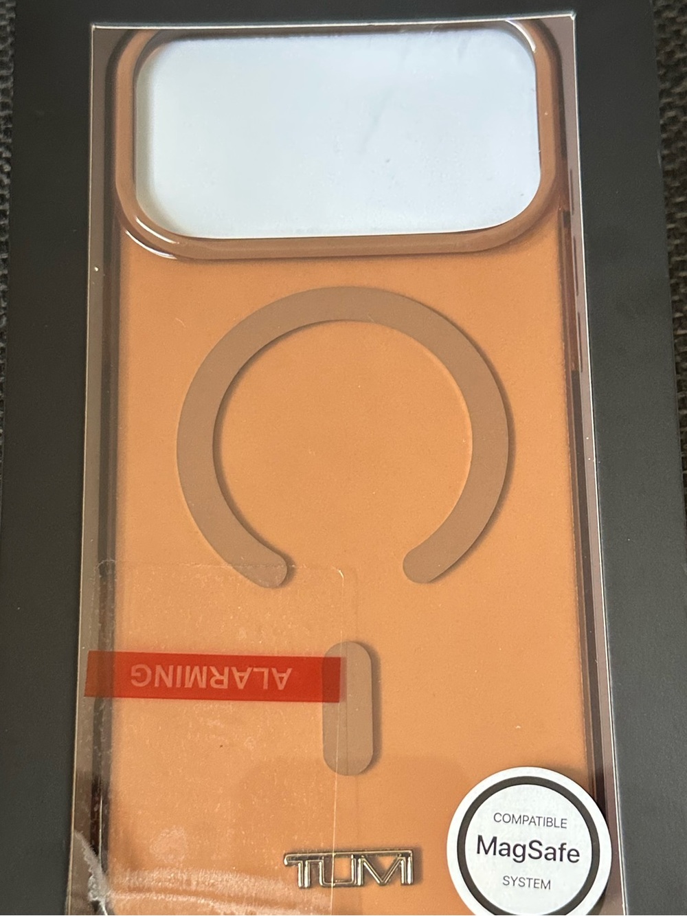 TUMI iPhone 17 Pro Max Clear MagSafe Case Transparent NIB